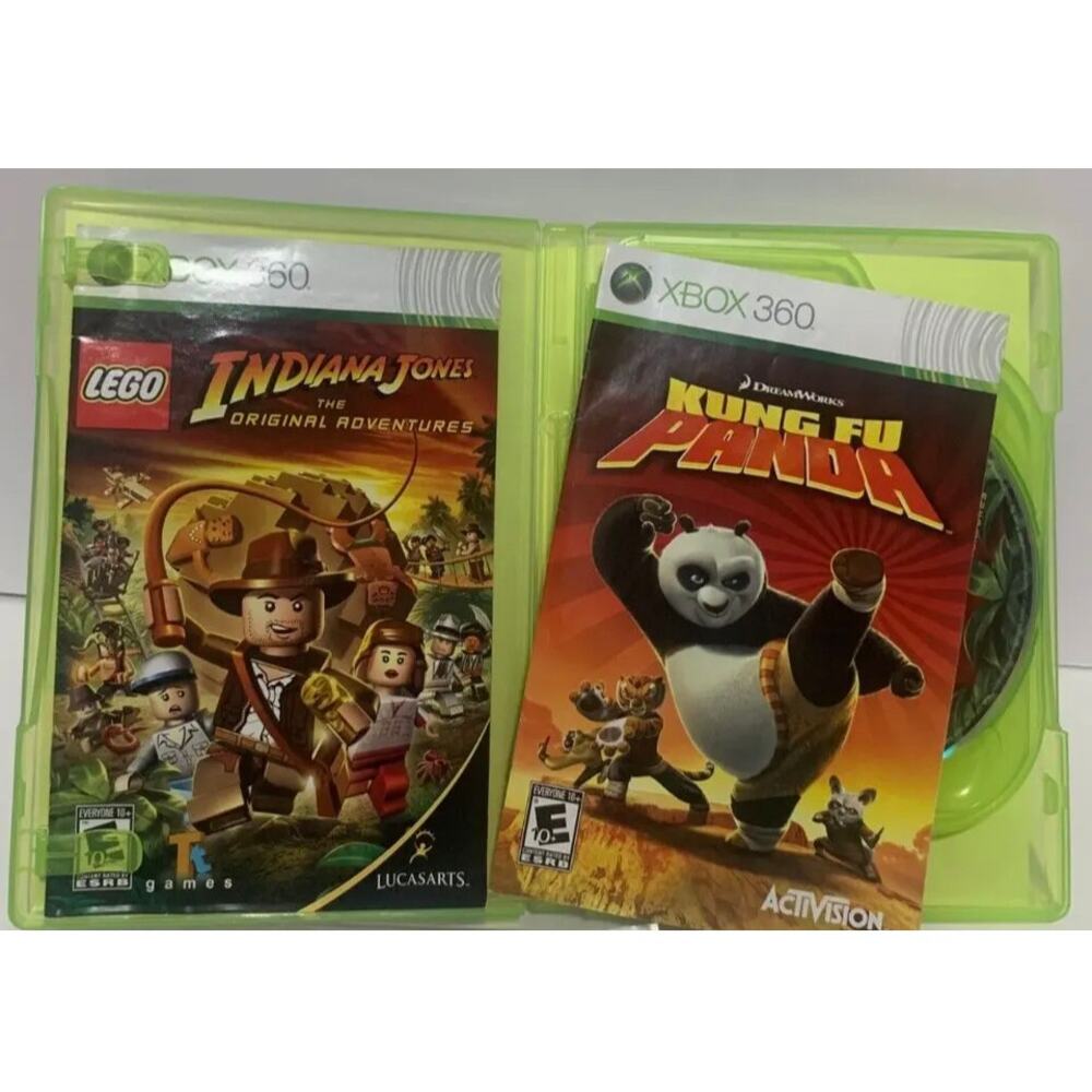 LEGO Indiana Jones and Kung Fu Panda Dual Pack 2 in 1 - Microsoft Xbox 360 -2008